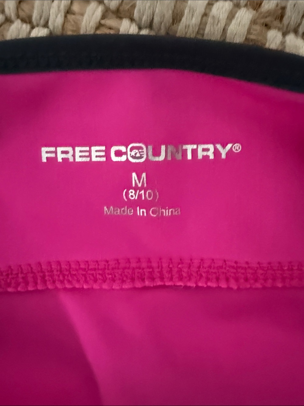 Free Country Hot Pink & Black Swim Tankini with Shorts - Picture 5 of 5